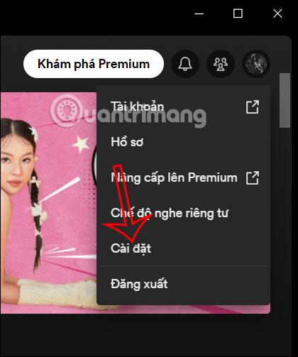 Nội dung phản cảm Spotify trên máy tính