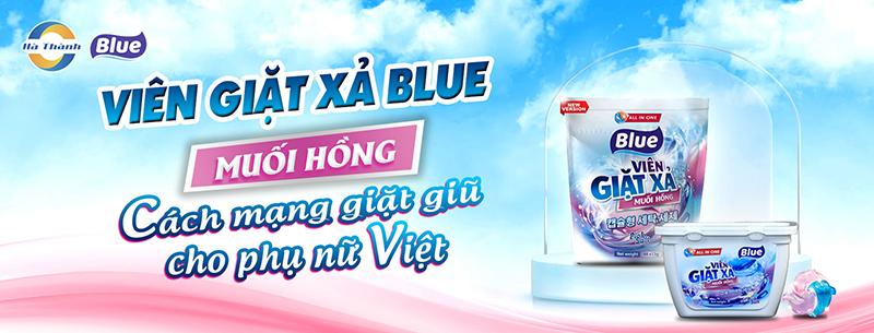 Vien giat xa Blue Muoi hong