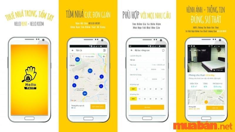 App tìm nhà trọ