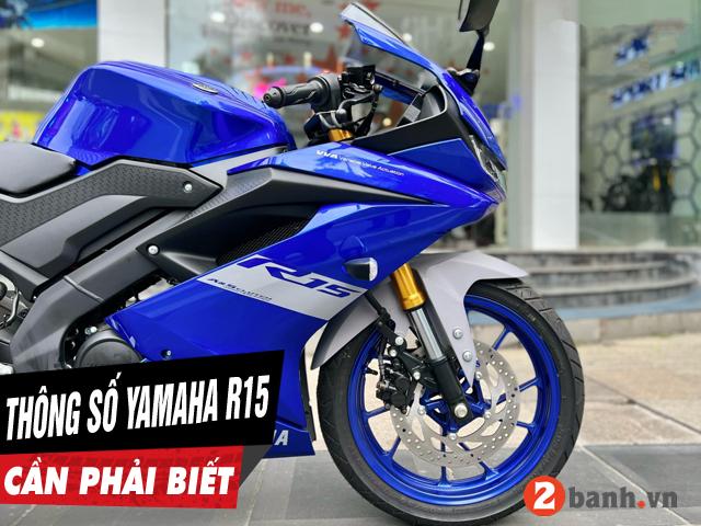 5 thông số xe Yamaha R15 2024 cần phải biết trước khi mua xe